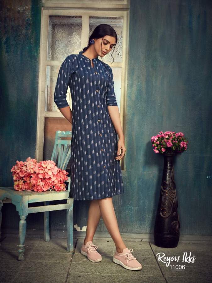 Rayon Ikki 11 Ethnic Daily Wear Rayon Printed Designer Kurti Collection